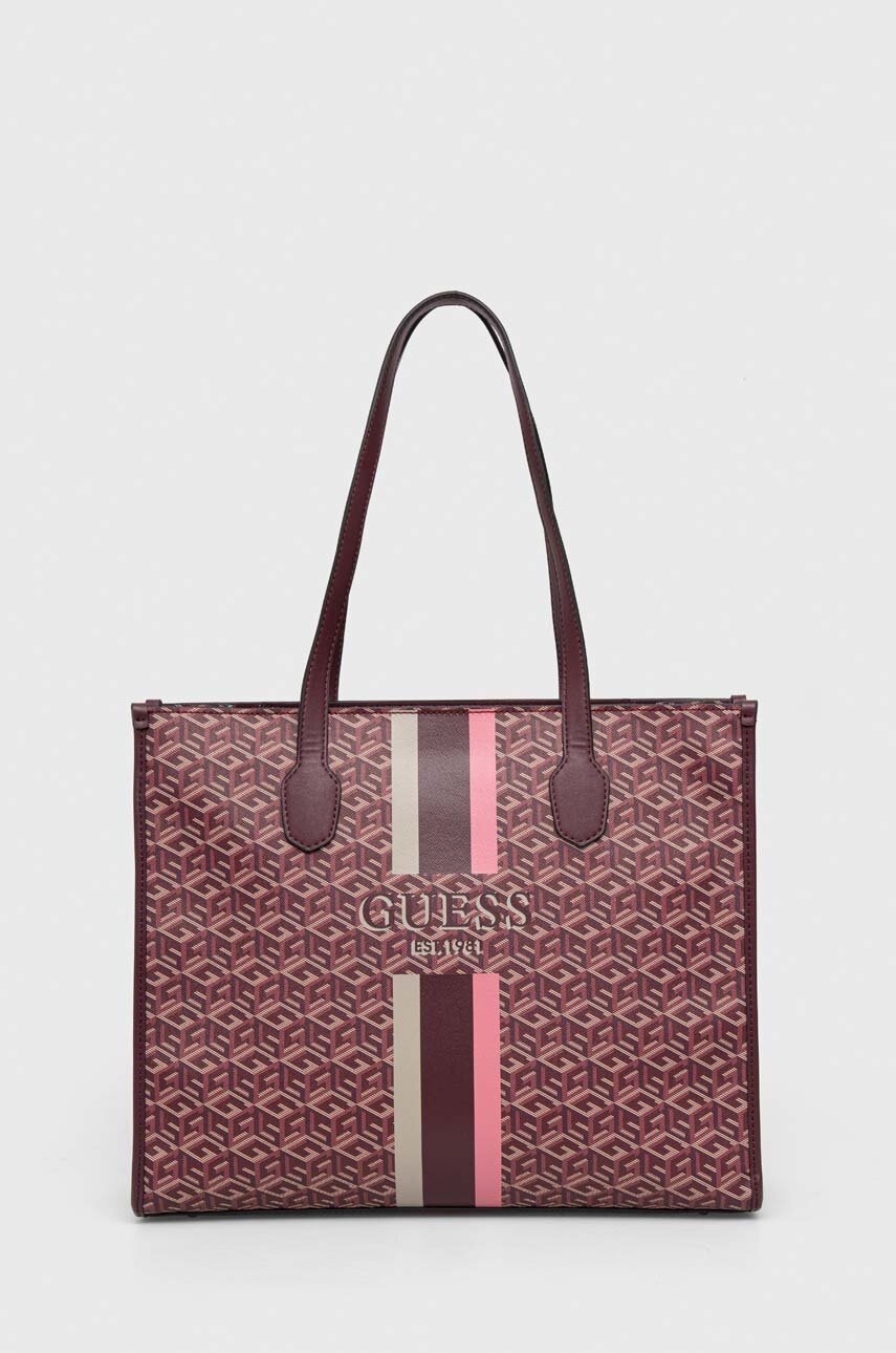 

Сумочка Guess цвет бордовый