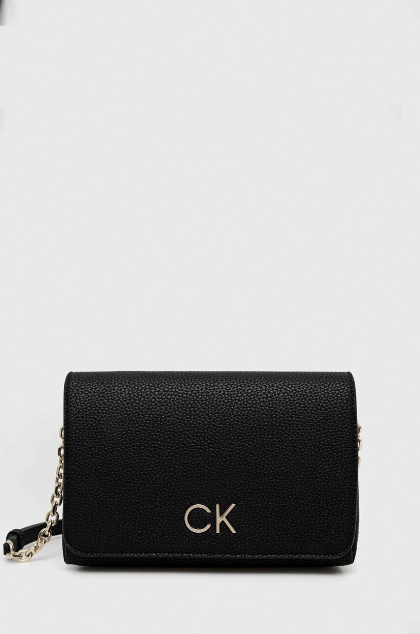 

Чанта Calvin Klein в черно, Черен