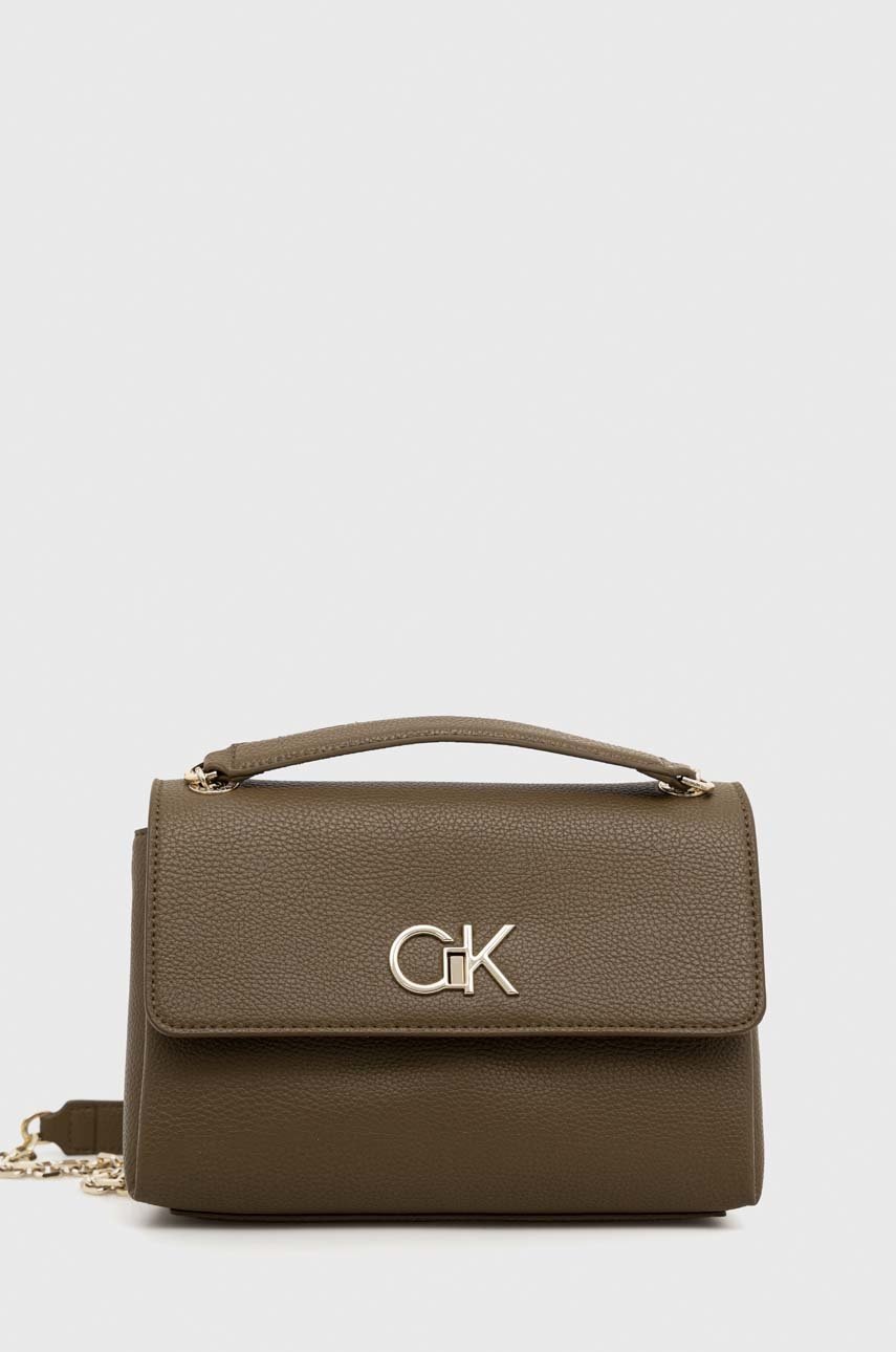 

Чанта Calvin Klein в зелено, Зелен