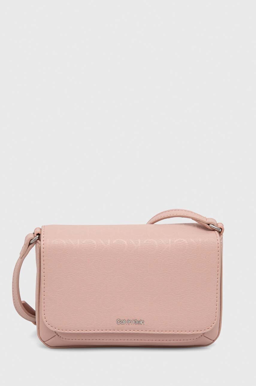 

Чанта Calvin Klein в розово, Розов