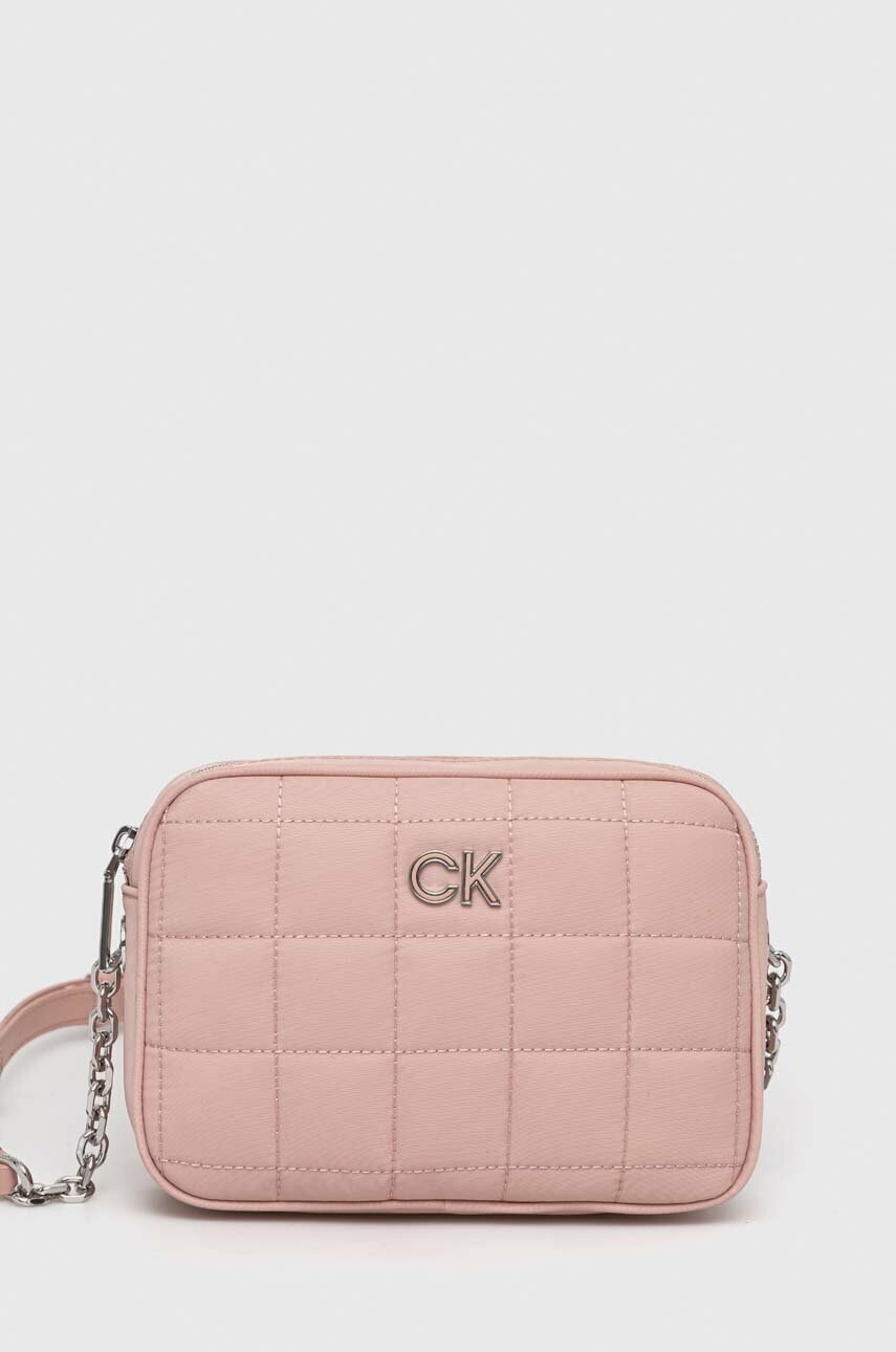 

Чанта Calvin Klein в розово, Розов