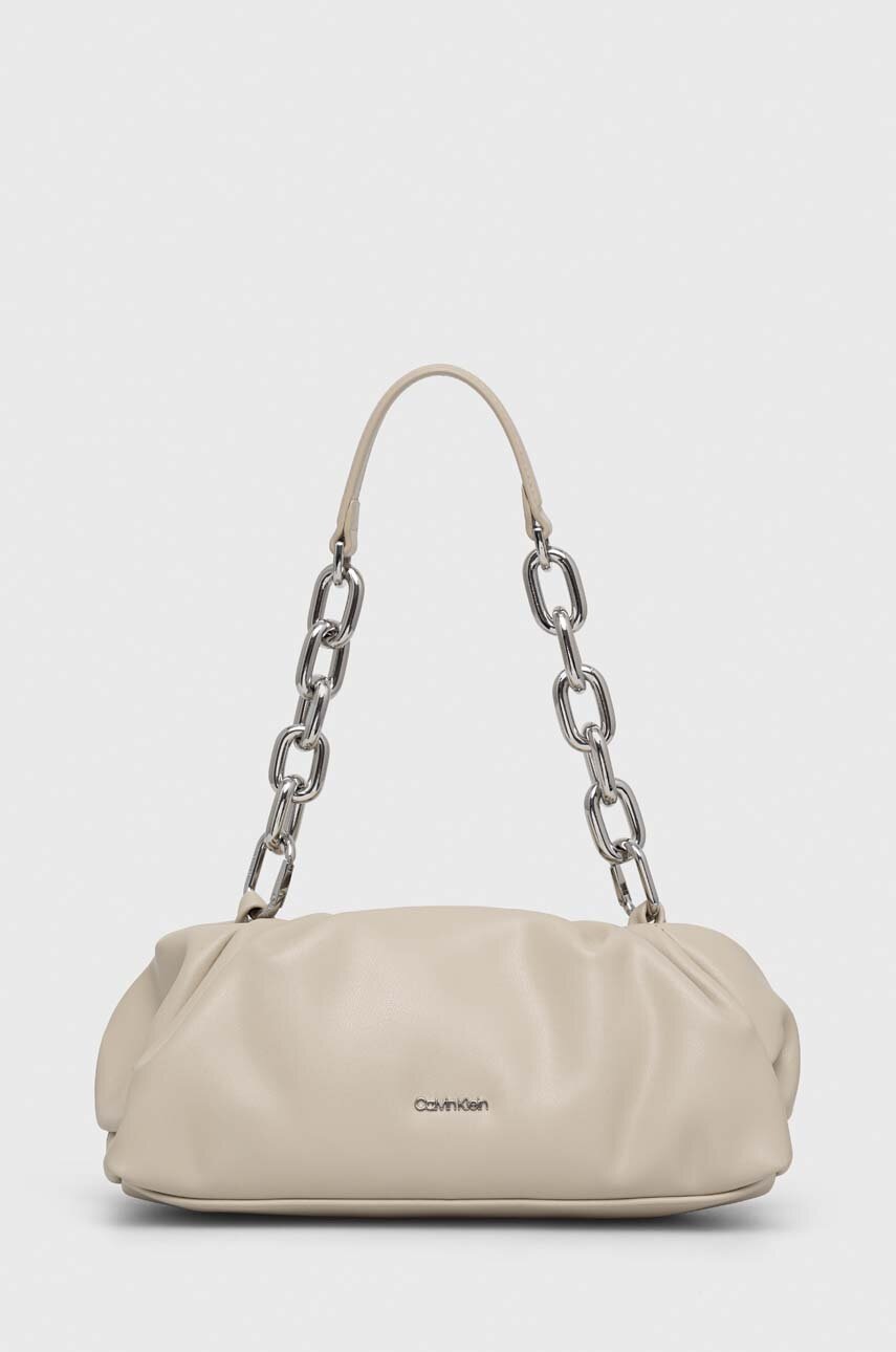 

Чанта Calvin Klein в бежово, Бежов