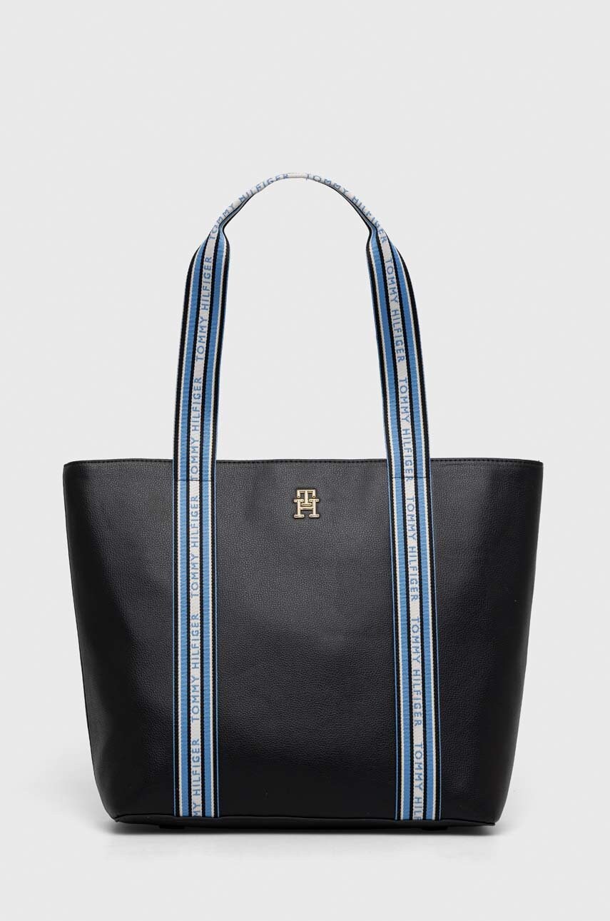 

Чанта Tommy Hilfiger в черно, Черен