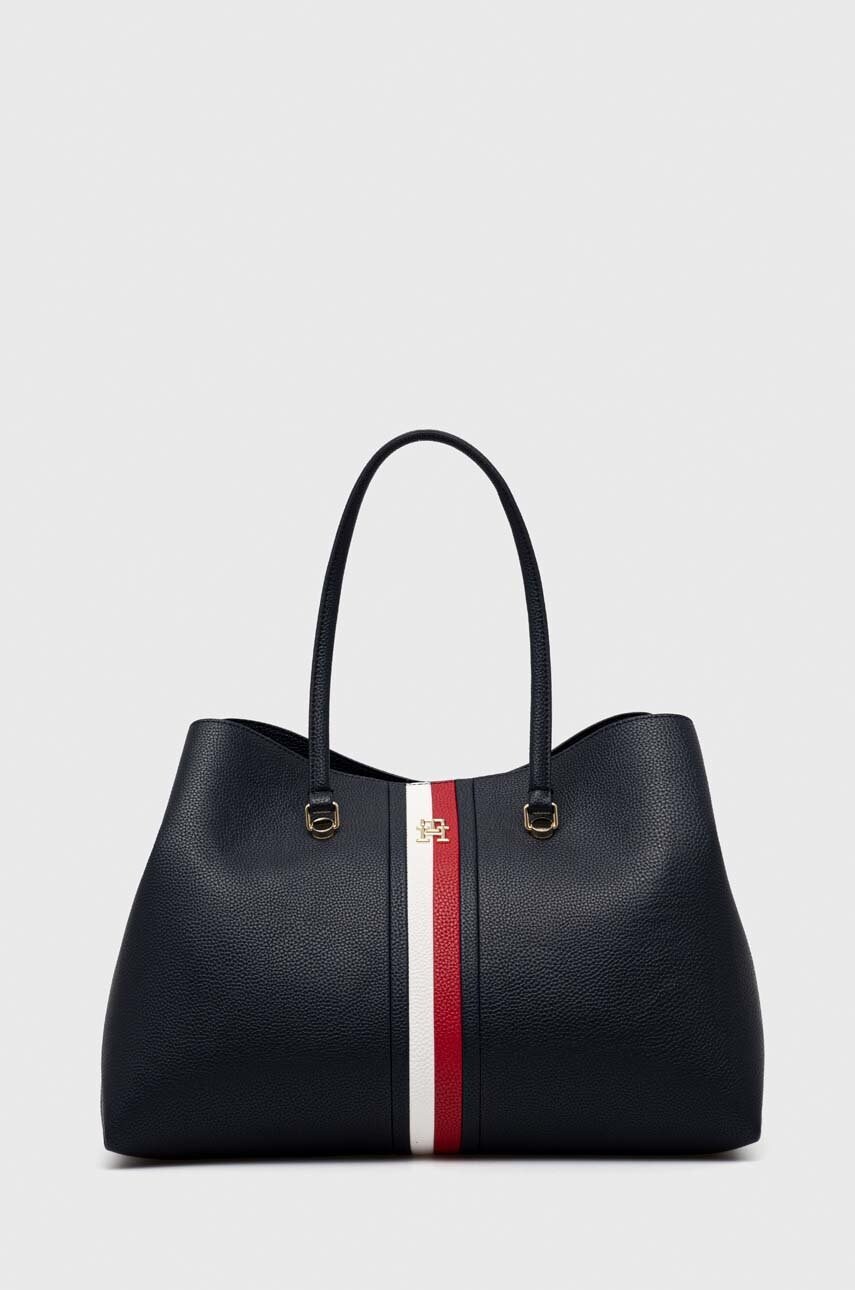 

Чанта Tommy Hilfiger в тъмносиньо, Тъмносин