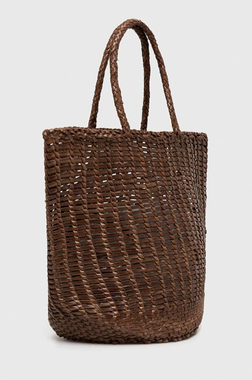 

Шкіряна сумочка Weekend Max Mara колір коричневий