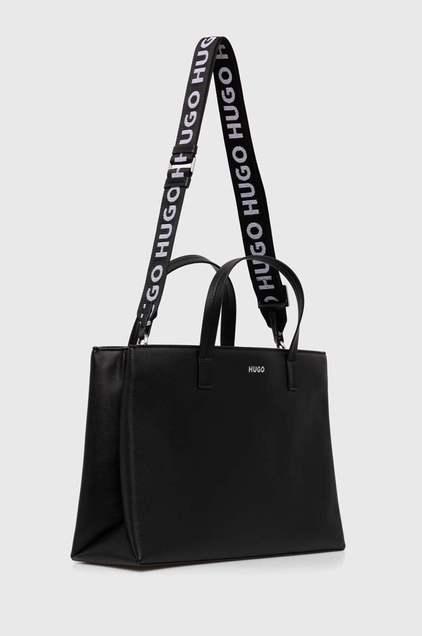 Τσάντα HUGO χρώμα: μαύρο φωτογραφία