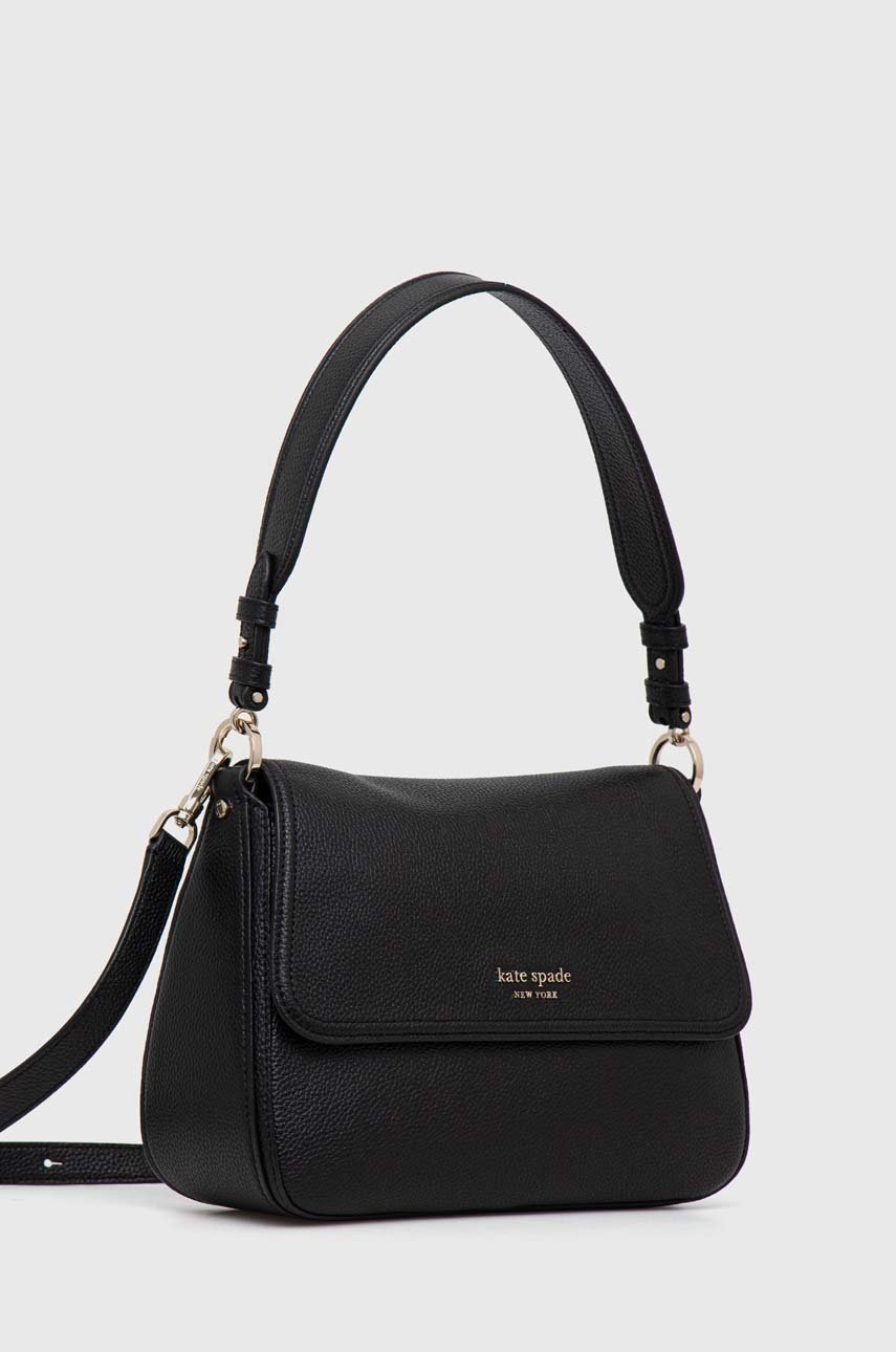 

кожаная сумочка Kate Spade цвет чёрный