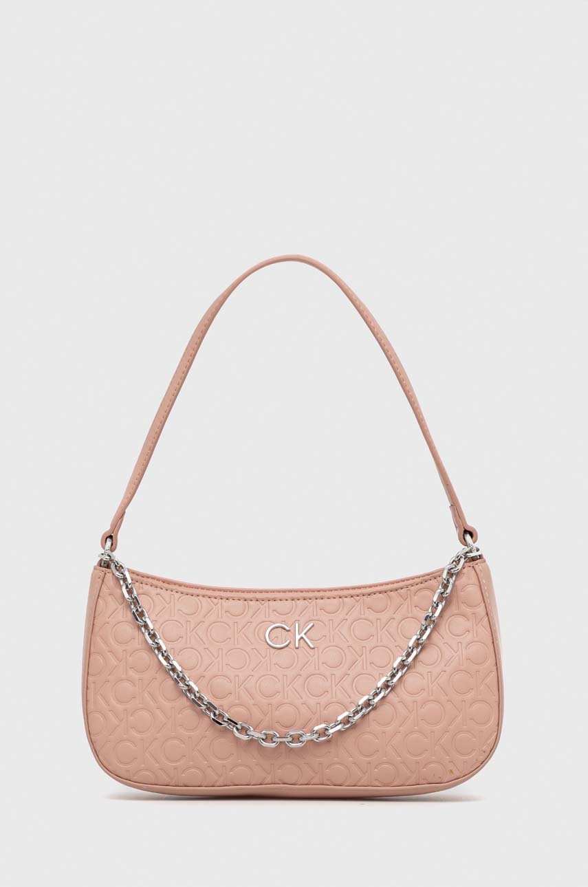 

Чанта Calvin Klein в розово, Розов
