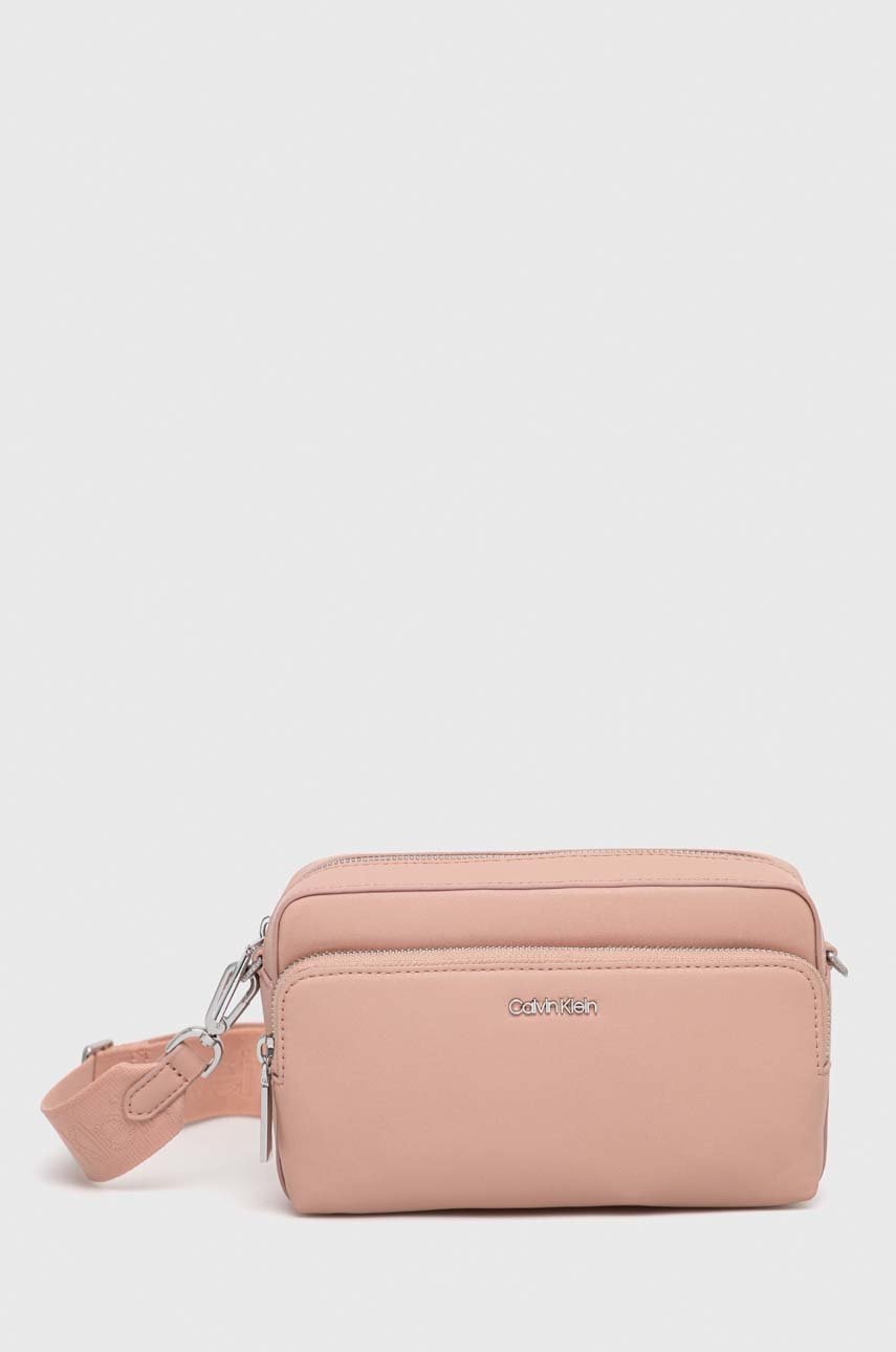 

Чанта Calvin Klein в розово, Розов