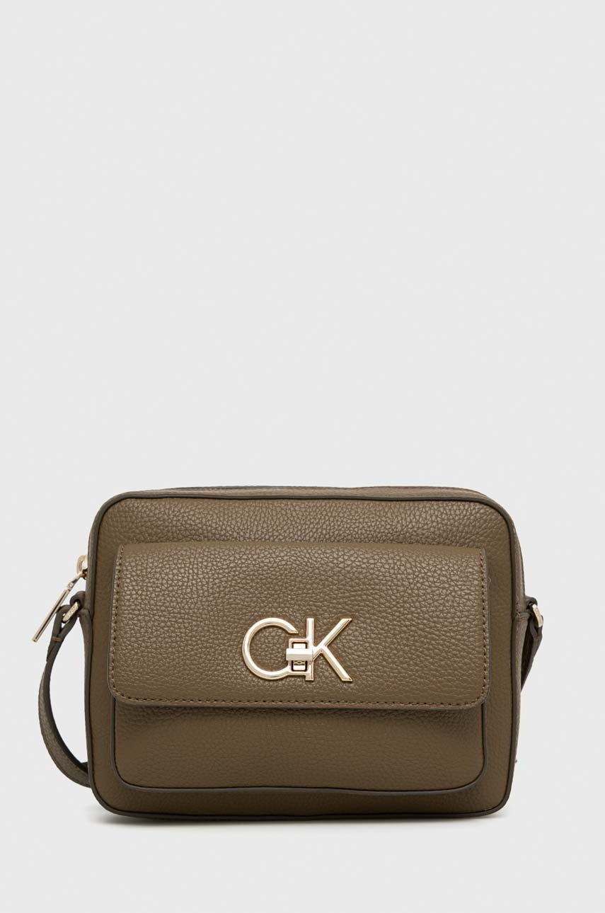 

Чанта Calvin Klein в зелено, Зелен