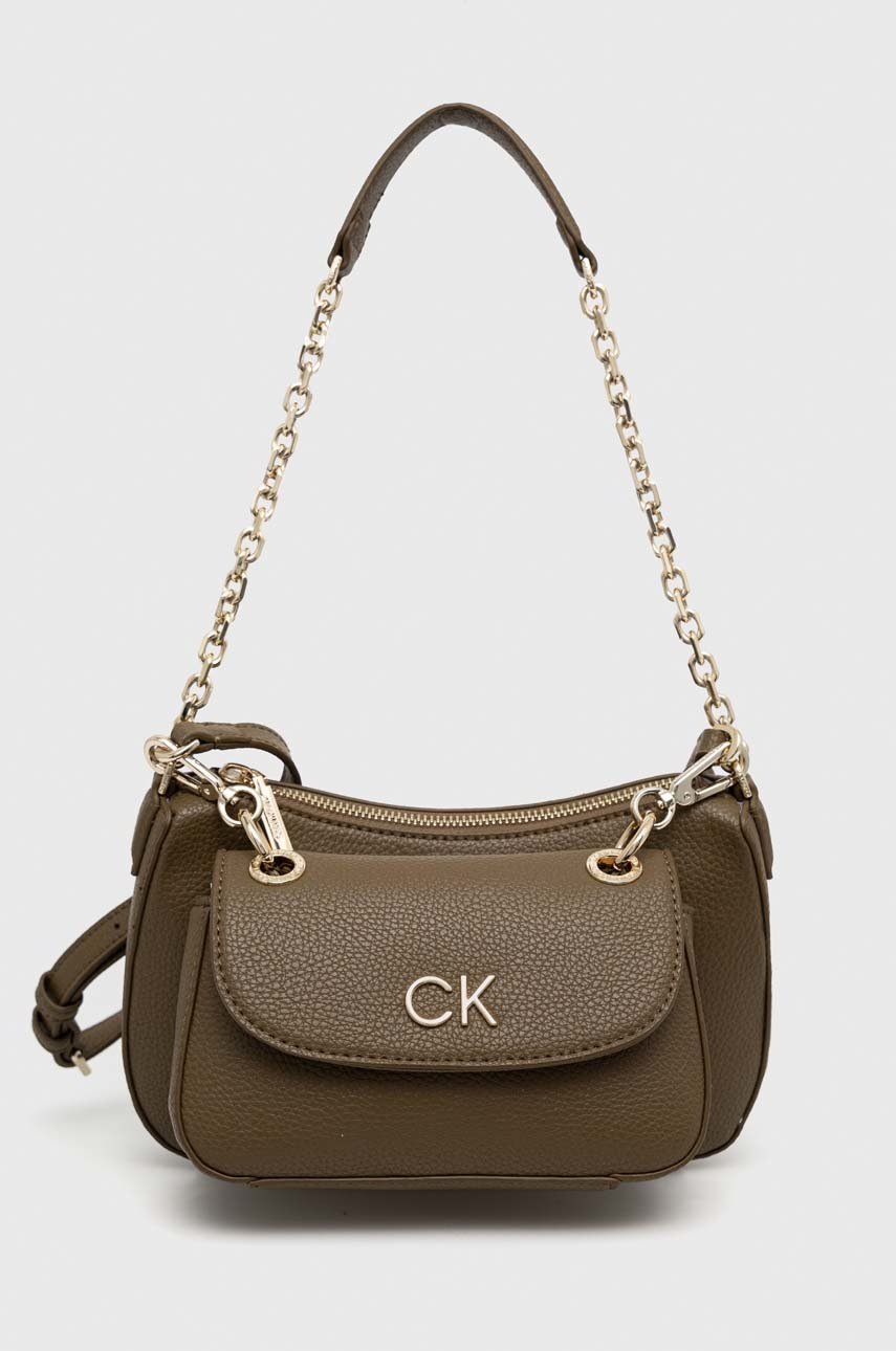 

Чанта Calvin Klein в зелено, Зелен