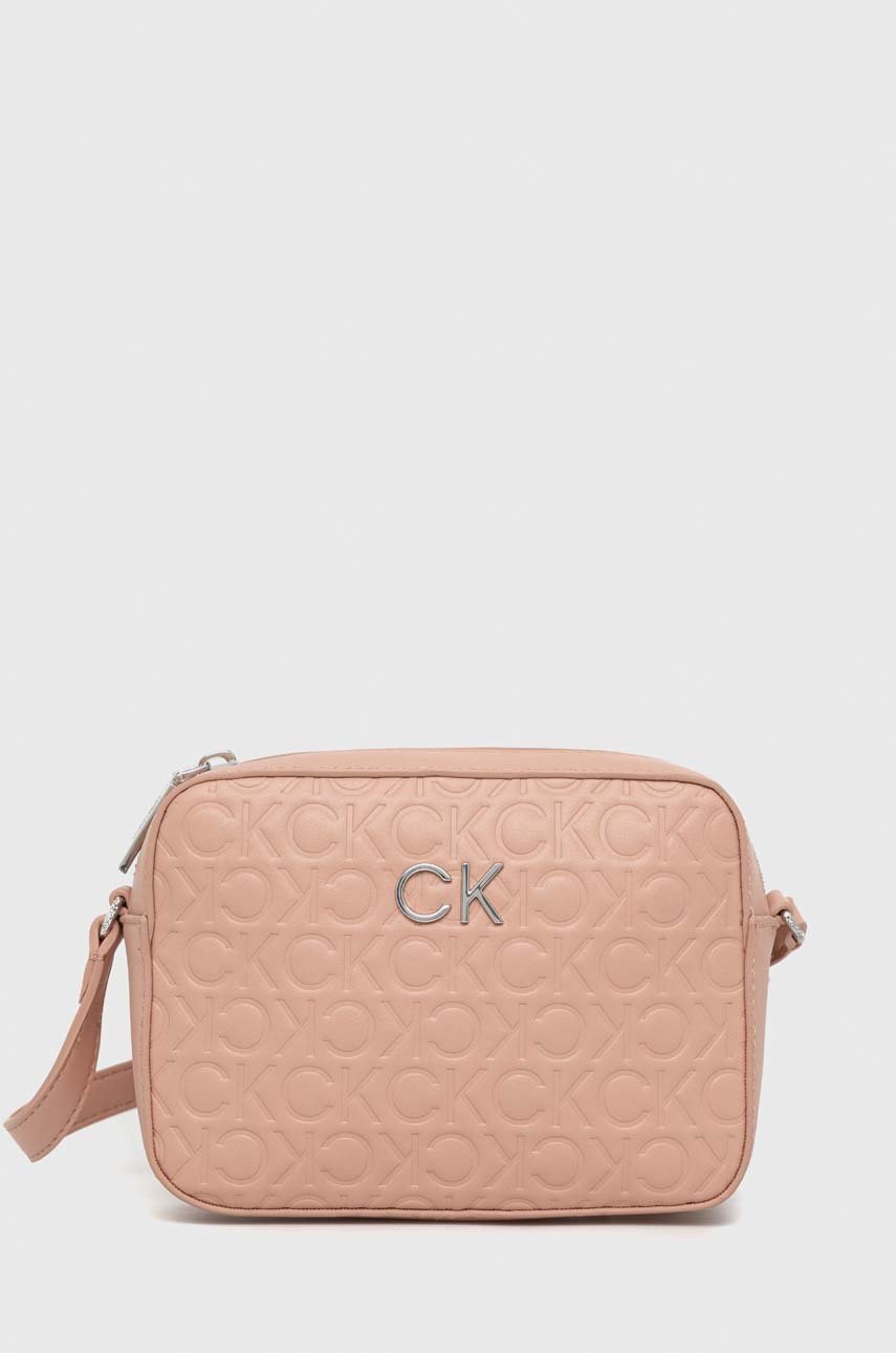 

Чанта Calvin Klein в розово, Розов