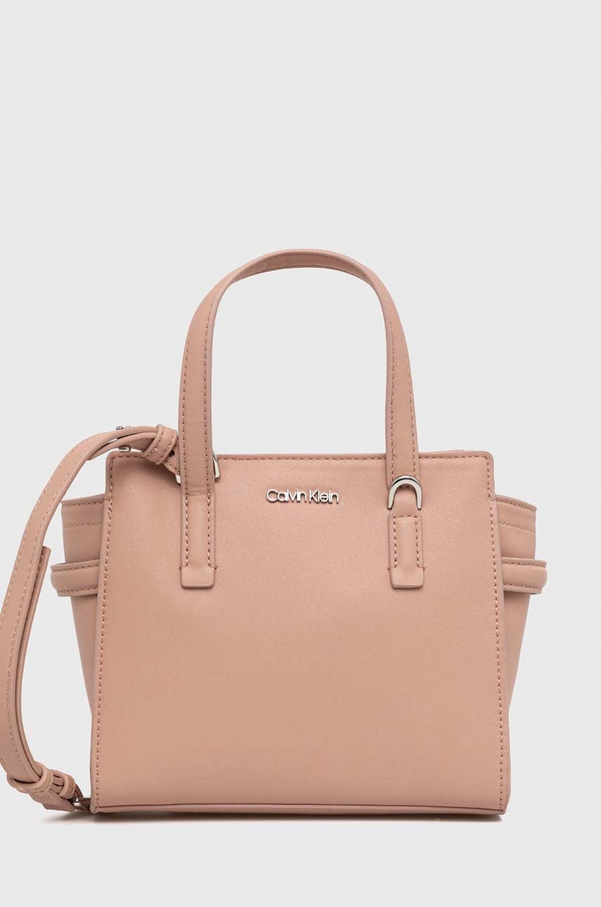 

Чанта Calvin Klein в розово, Розов