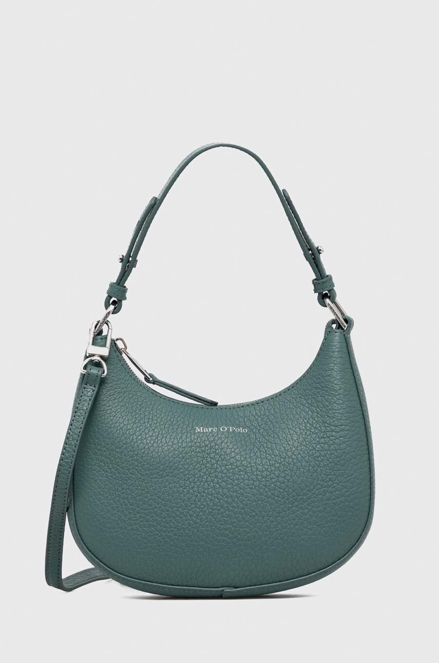 

Кожаная сумочка Marc O'Polo цвет бирюзовый