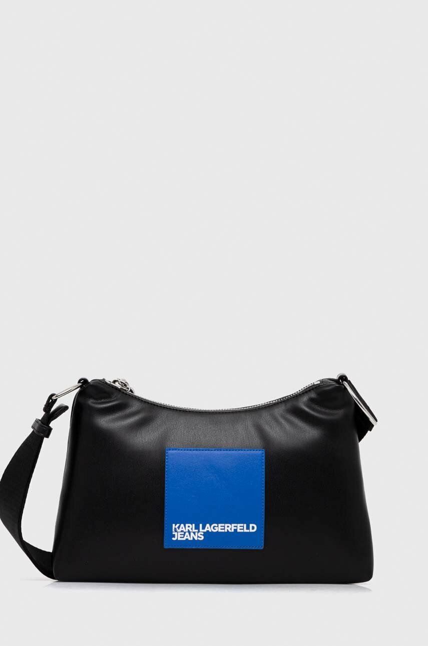 Karl Lagerfeld Jeans poseta culoarea negru Pret Mic accesorii imagine noua gjx.ro
