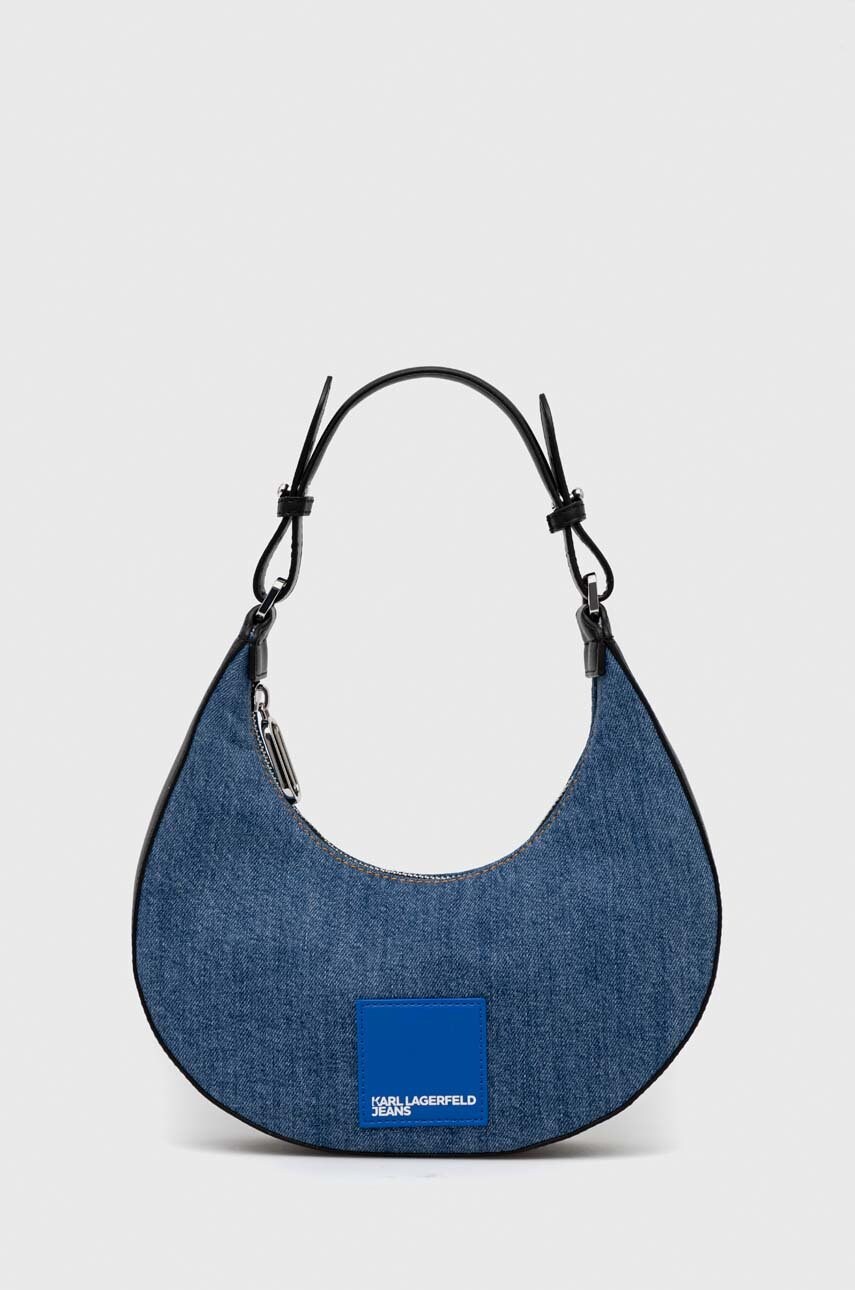 

Чанта Karl Lagerfeld Jeans в тъмносиньо, Тъмносин
