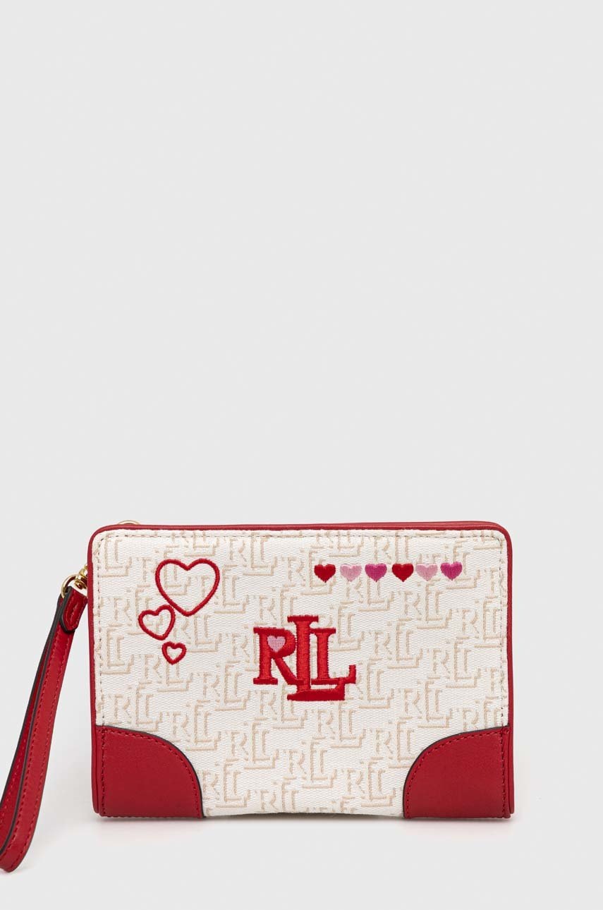 

Клатч Lauren Ralph Lauren колір червоний
