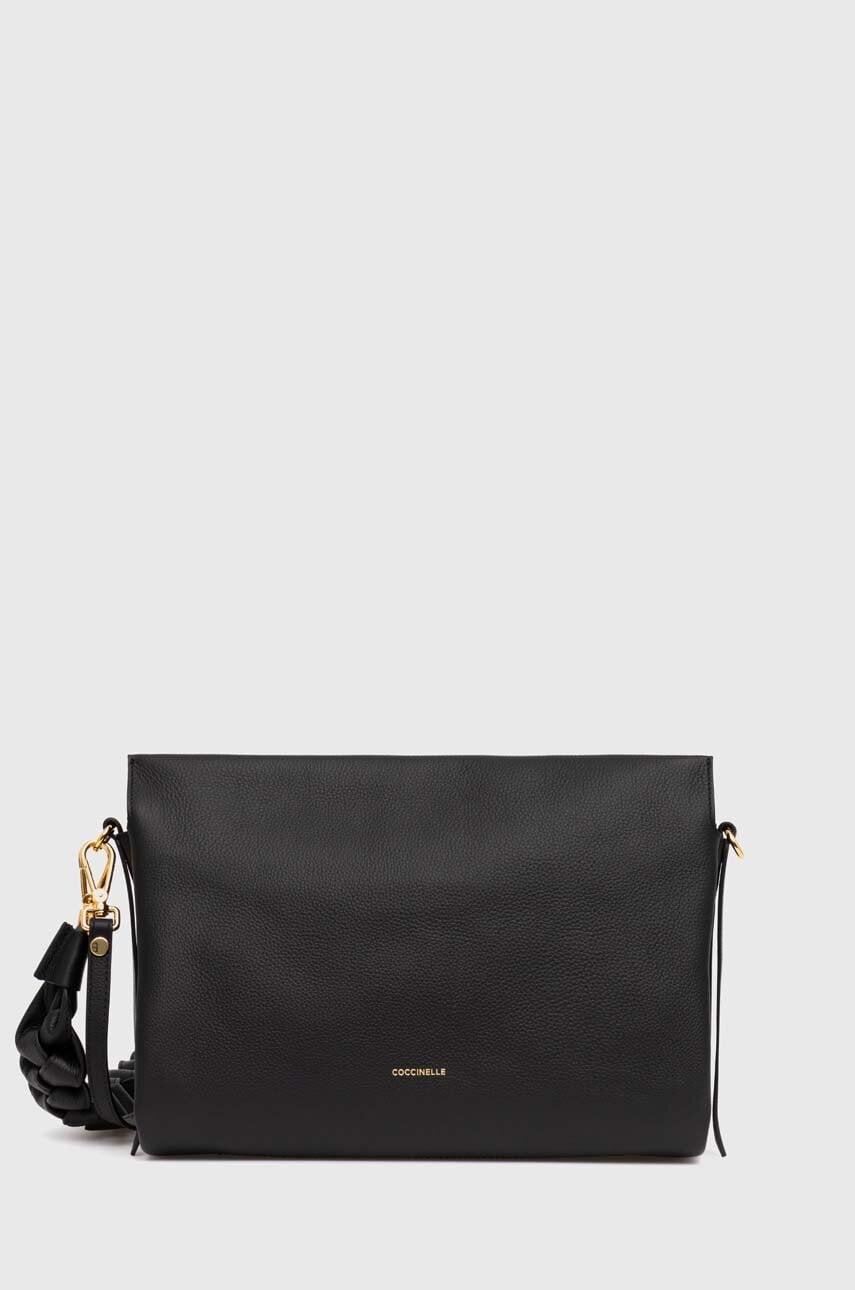 Coccinelle poseta de piele culoarea violet