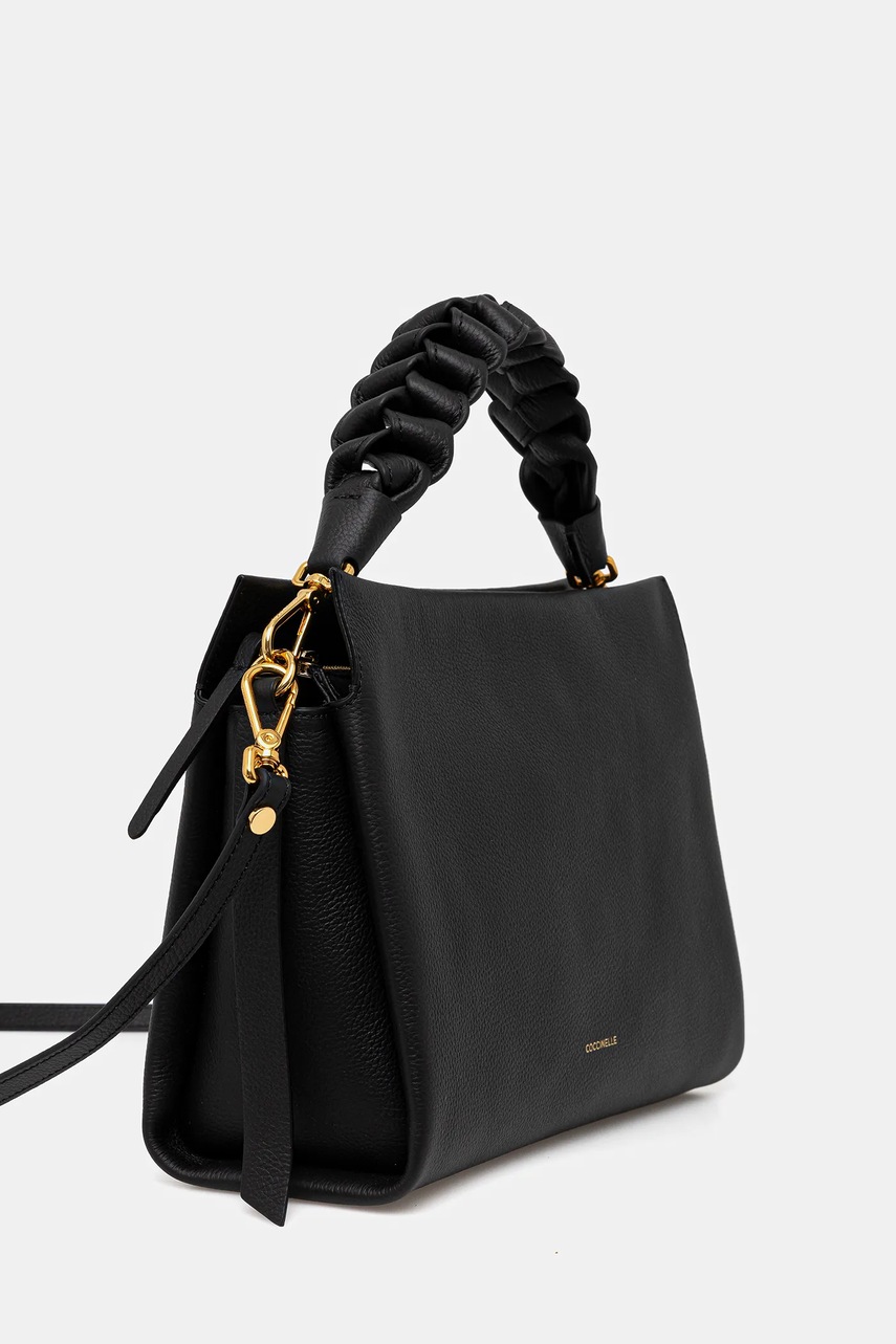 Кожаная сумочка Coccinelle цвет фиолетовый