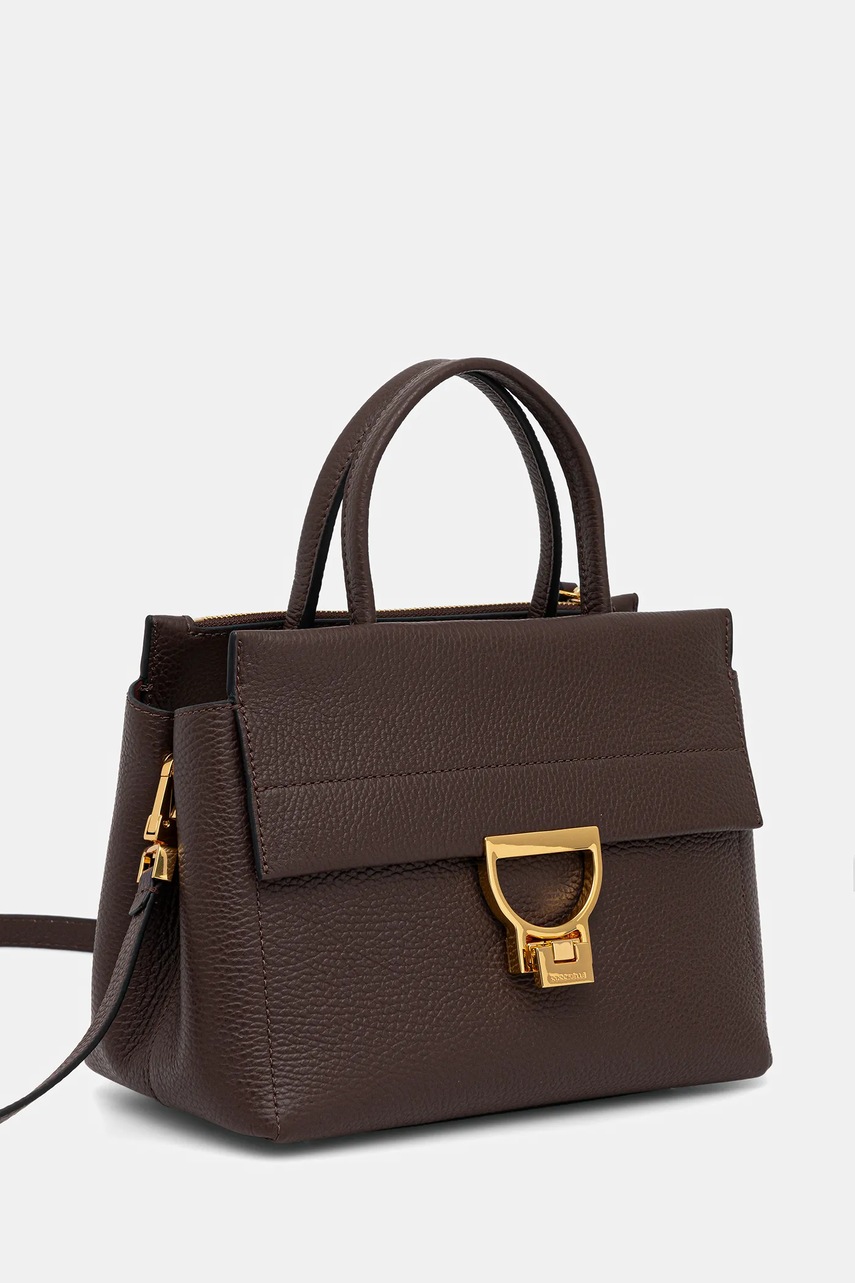 Кожаная сумочка Coccinelle цвет чёрный