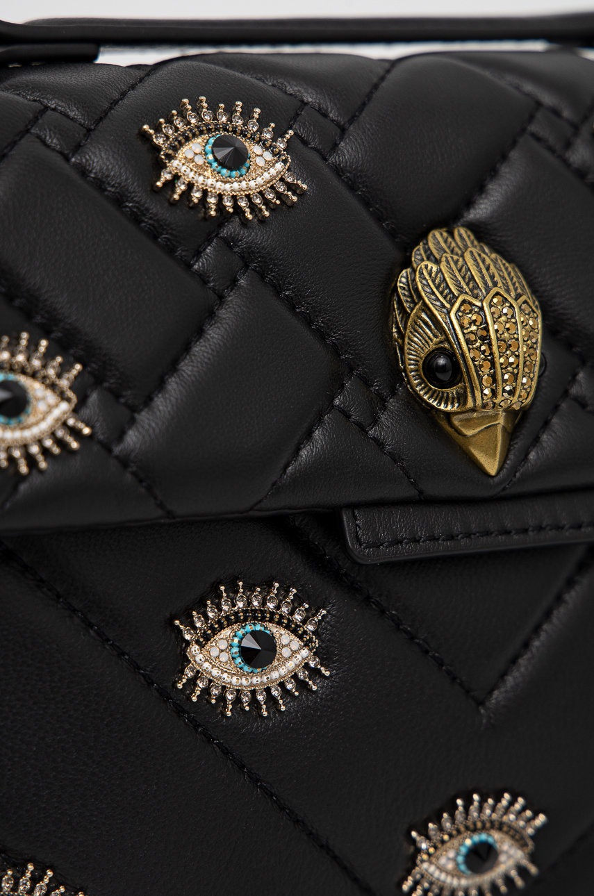 

Шкіряна сумочка Kurt Geiger London колір чорний
