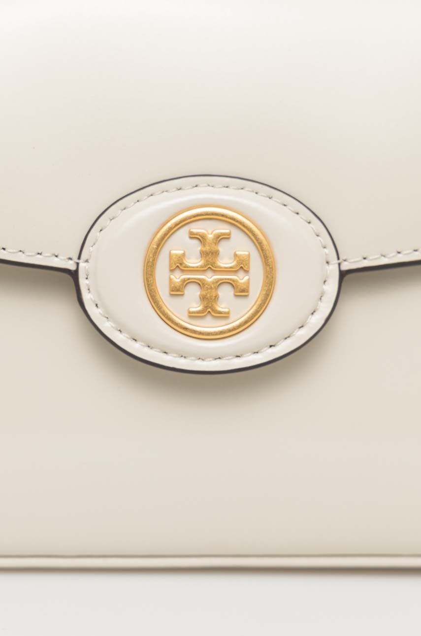Kožená kabelka Tory Burch Robinson Spazzolato