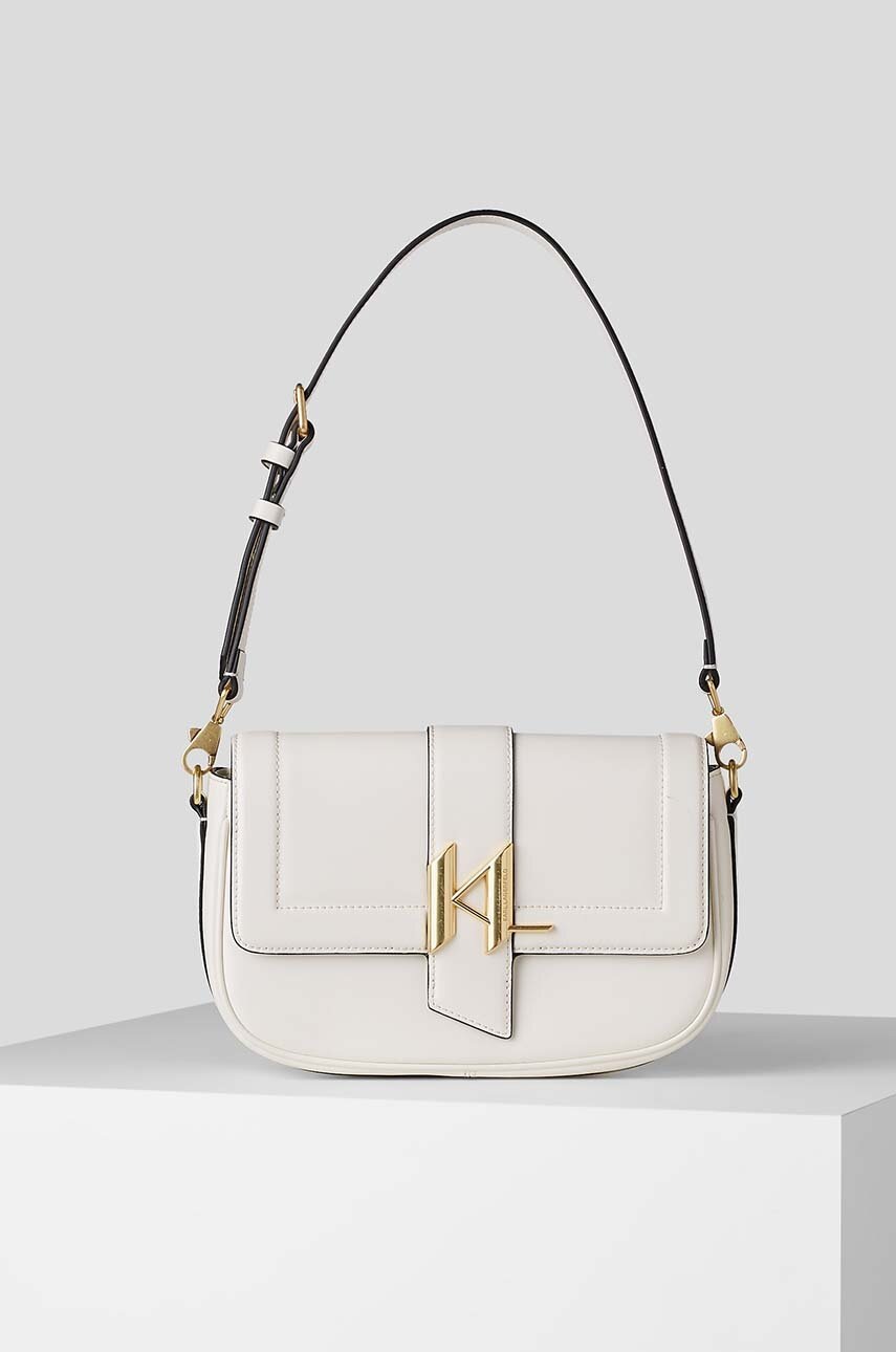 

Кожаная сумочка Karl Lagerfeld цвет чёрный