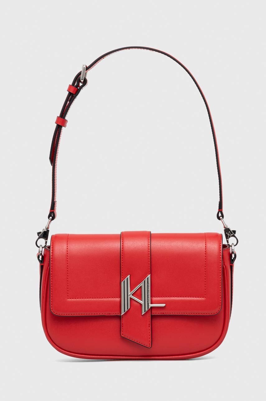 

Шкіряна сумочка Karl Lagerfeld колір чорний