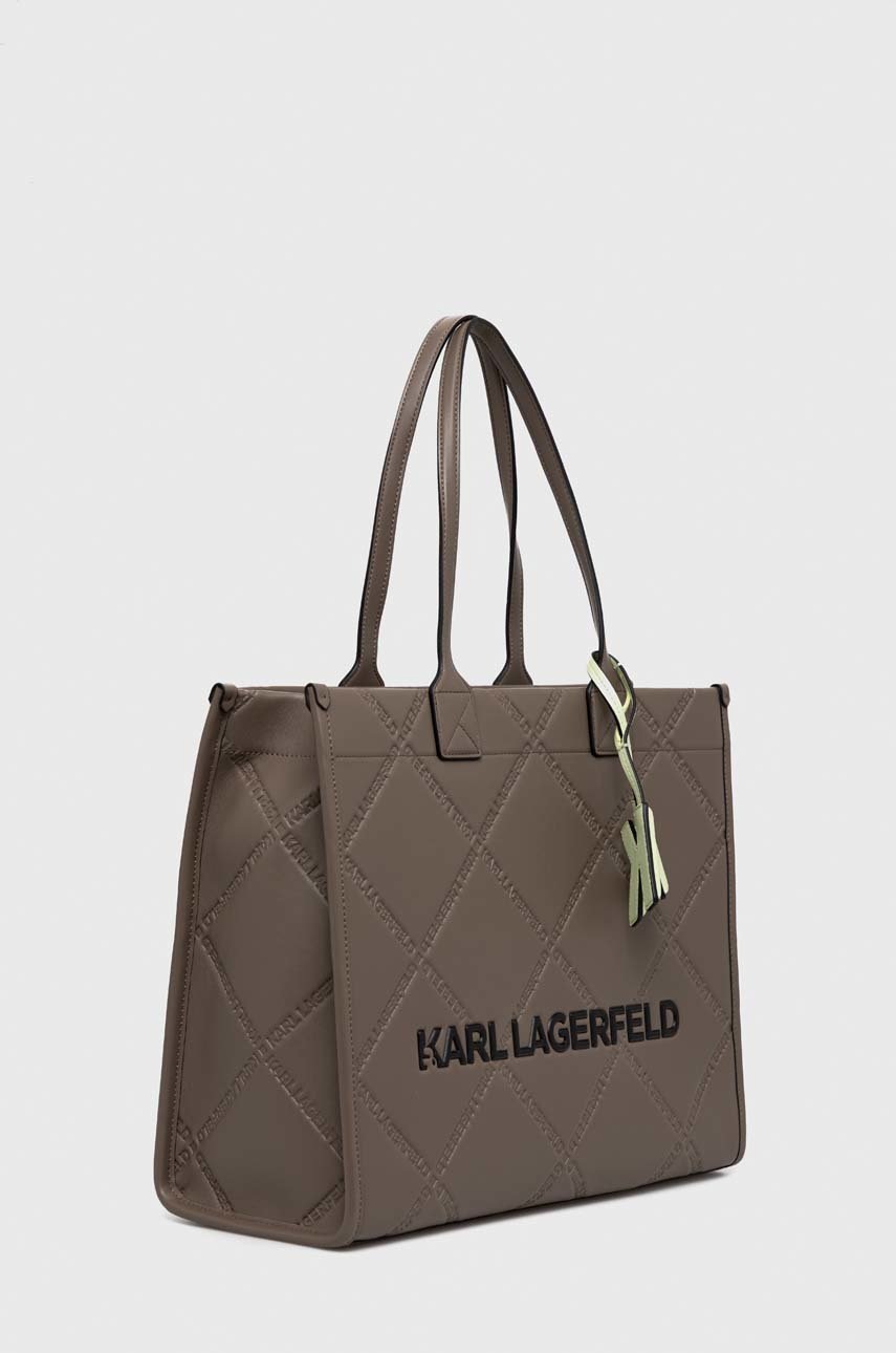 

Сумочка Karl Lagerfeld колір коричневий
