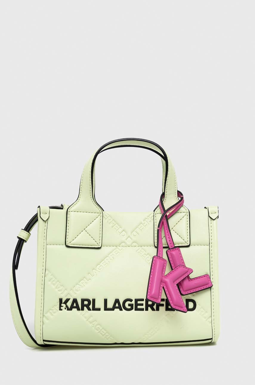 

Чанта Karl Lagerfeld в зелено, Зелен