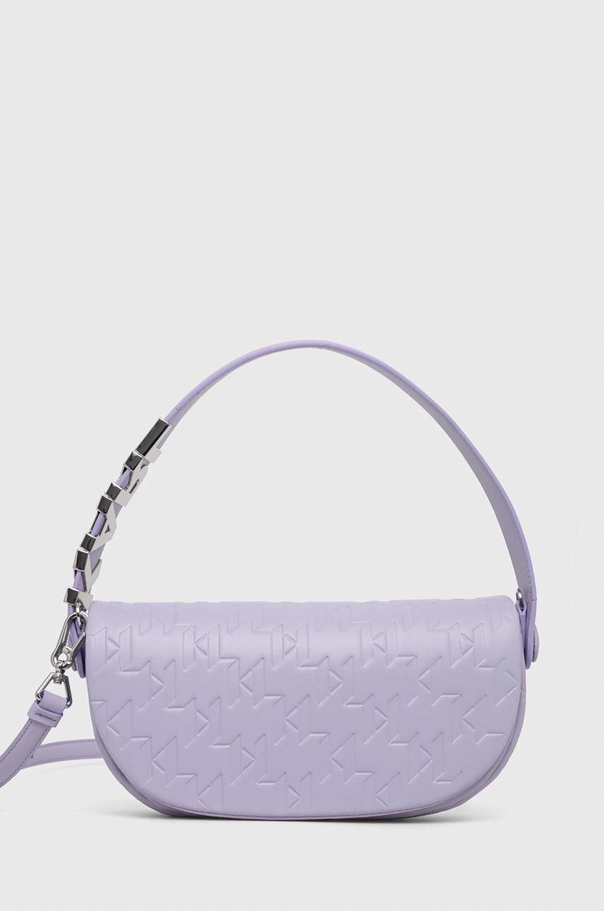 

Сумочка Karl Lagerfeld колір фіолетовий
