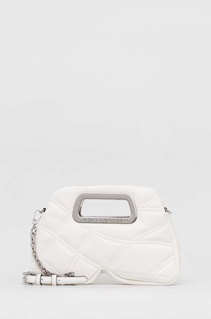 Karl Lagerfeld poseta culoarea alb Pret Mic accesorii imagine noua gjx.ro