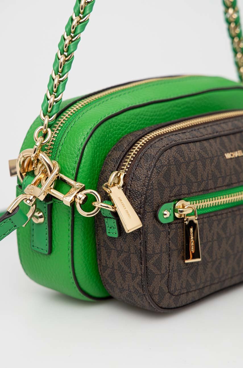 Kabelka MICHAEL Michael Kors zelená barva