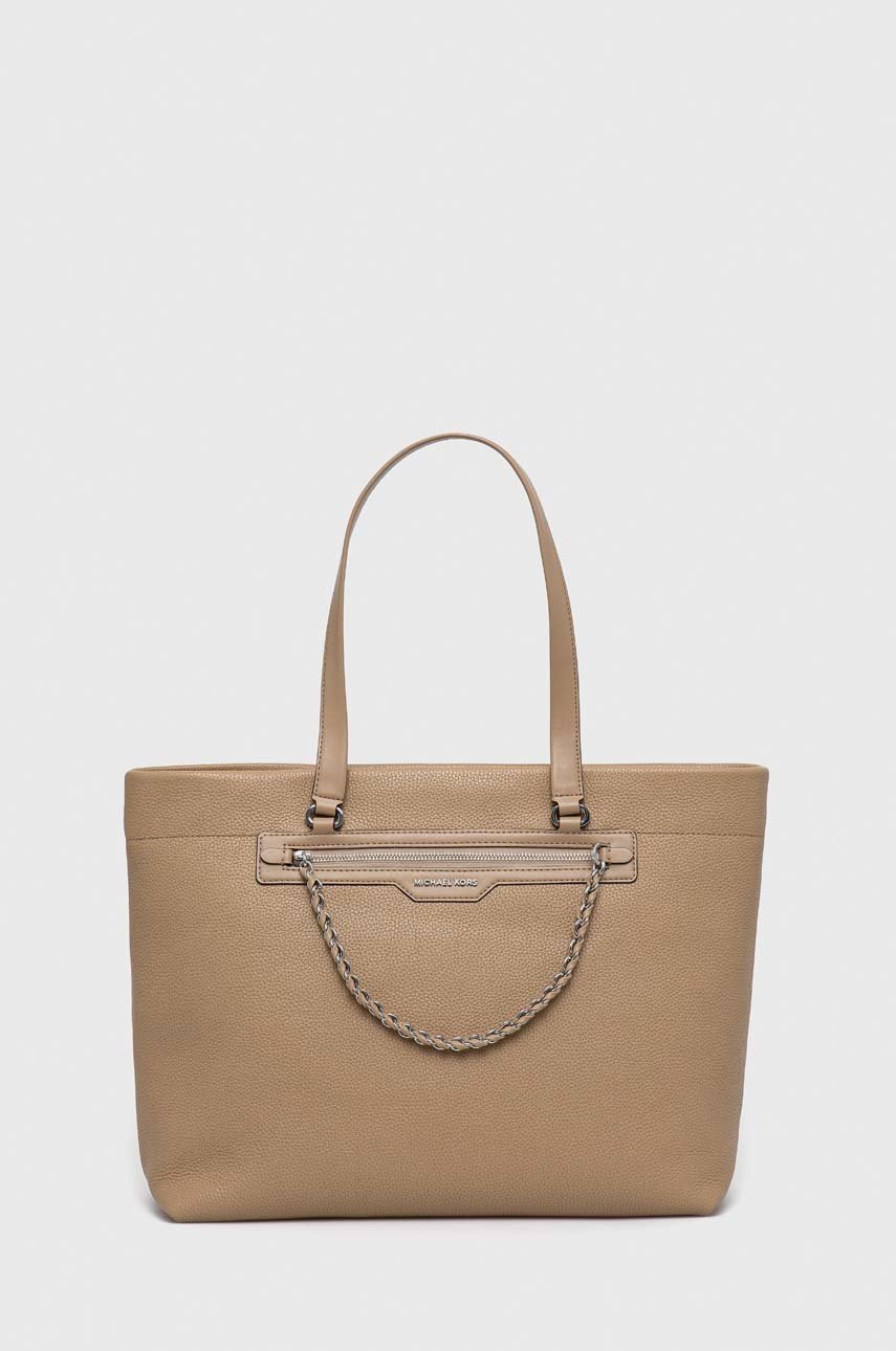 

Шкіряна сумочка MICHAEL Michael Kors колір коричневий