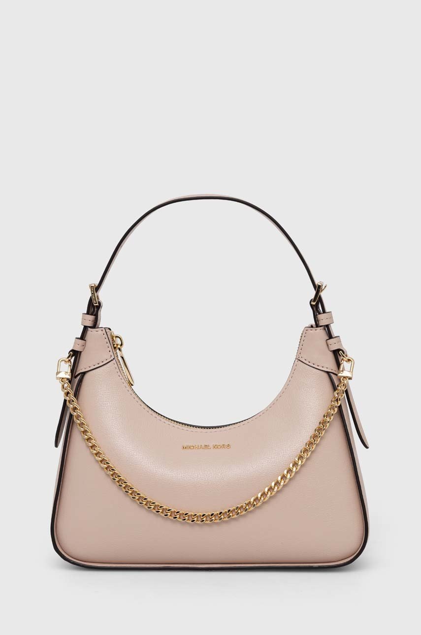 

Шкіряна сумочка MICHAEL Michael Kors колір рожевий