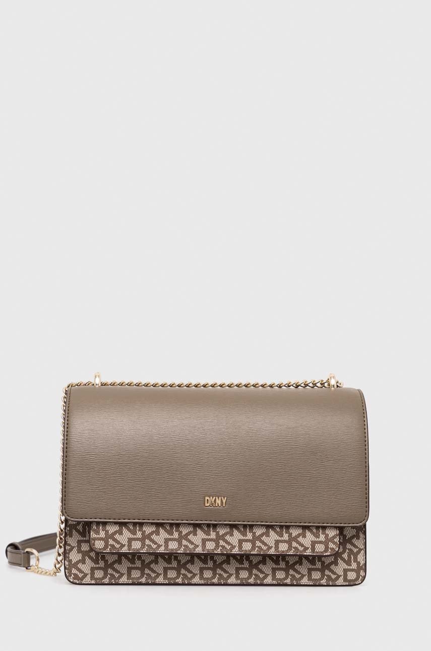 

Чанта Dkny в кафяво, Кафяв
