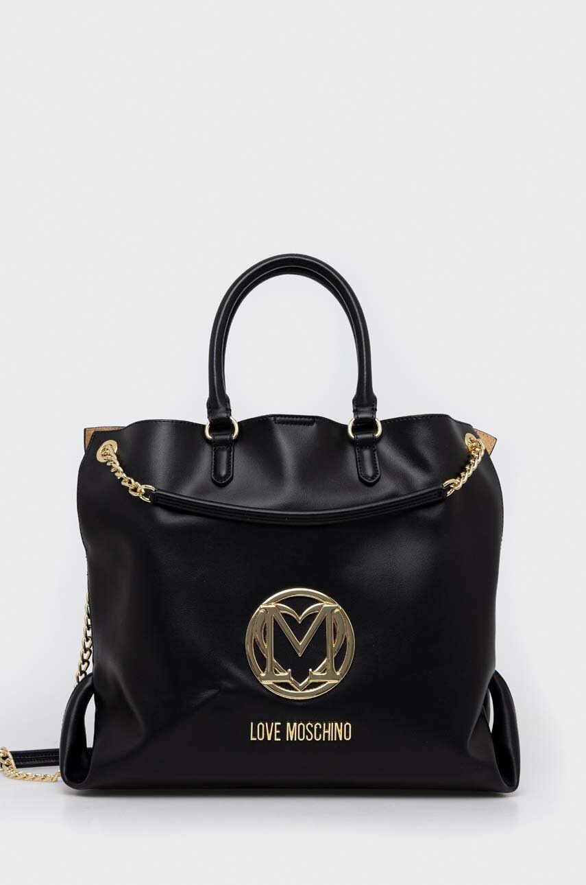 

Чанта Love Moschino в черно, Черен