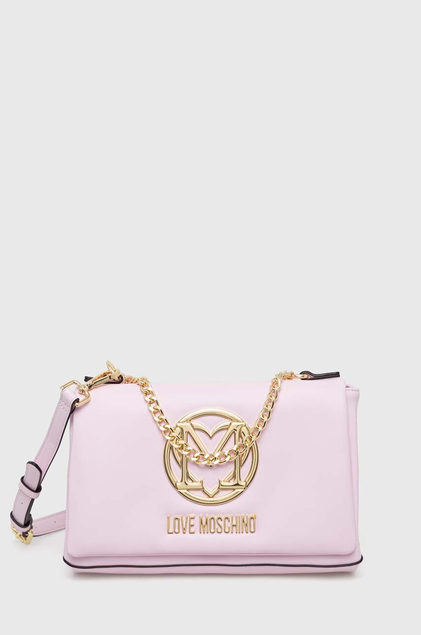 

Сумочка Love Moschino колір рожевий