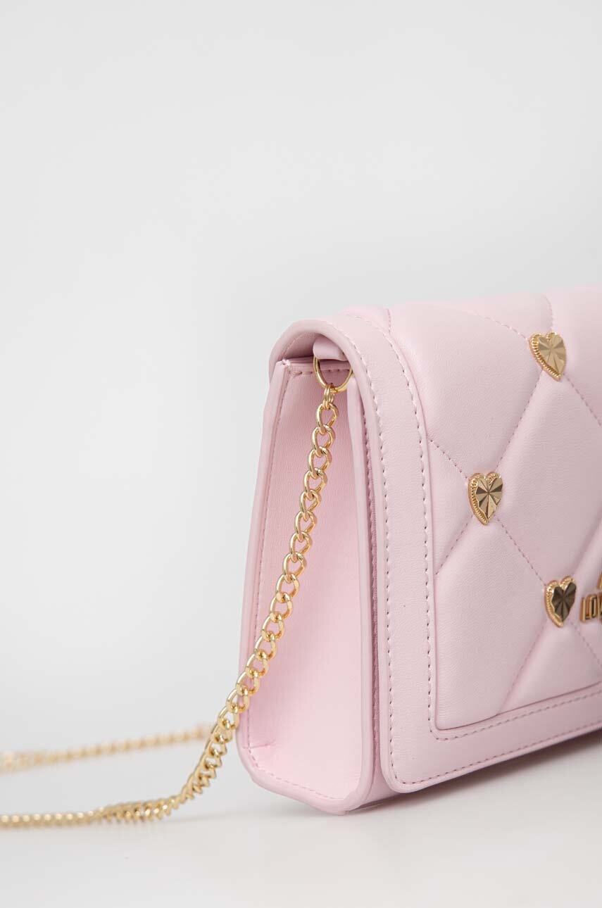 

Сумочка Love Moschino колір рожевий