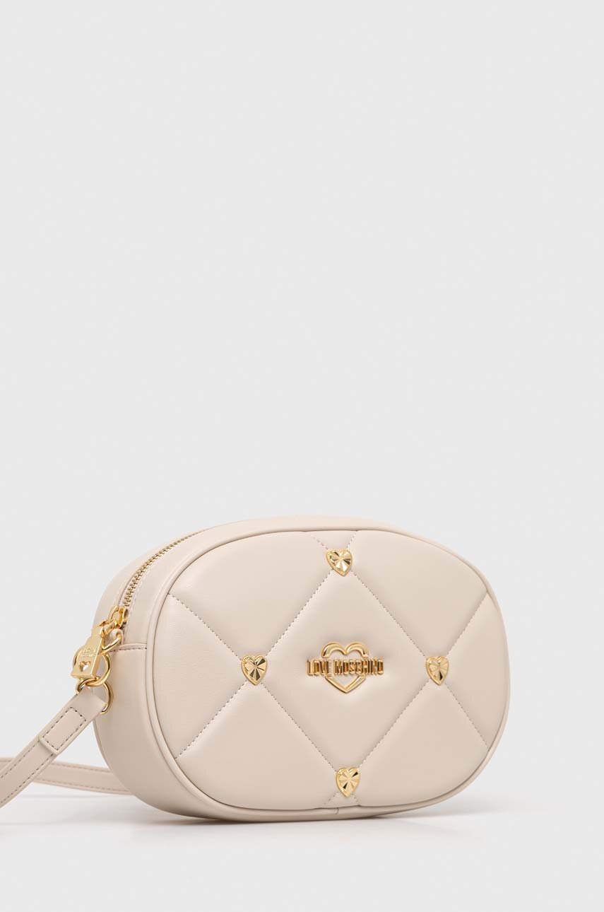 

Сумочка Love Moschino колір бежевий