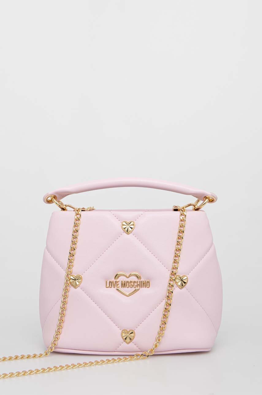

Чанта Love Moschino в розово, Розов