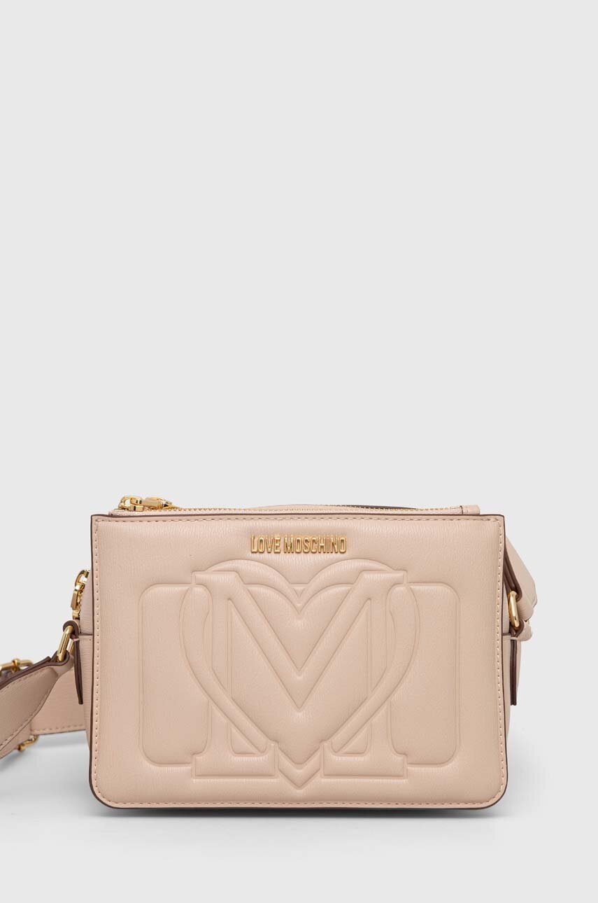 

Сумочка Love Moschino колір бежевий
