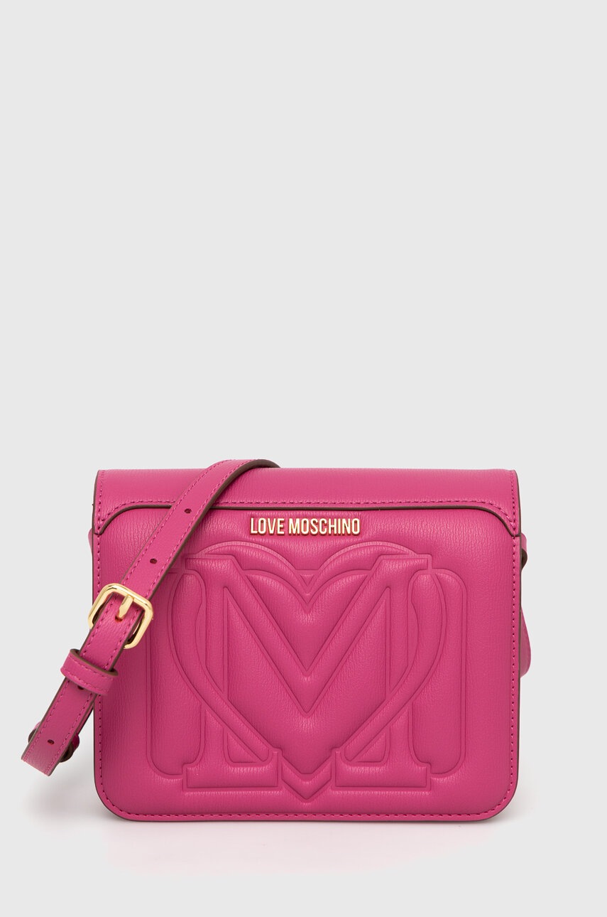 

Чанта Love Moschino в розово, Розов