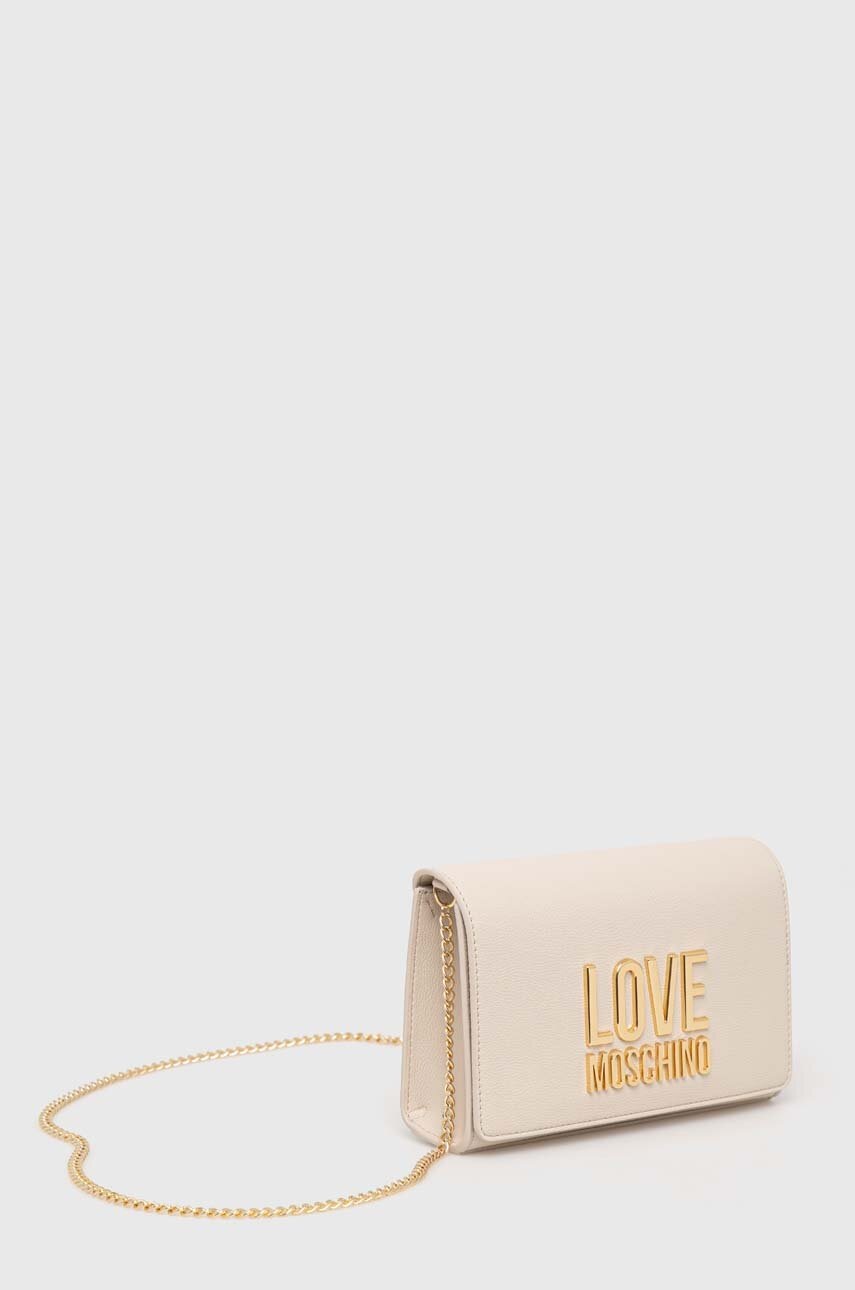 

Сумочка Love Moschino колір бежевий