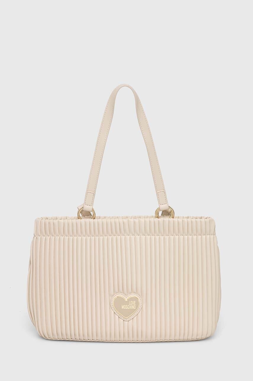 

Сумочка Love Moschino колір бежевий