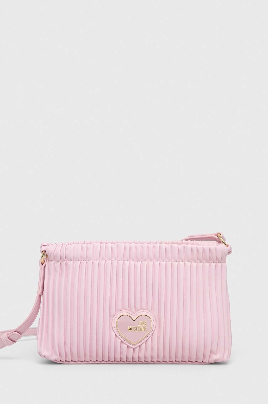 

Сумочка Love Moschino колір рожевий
