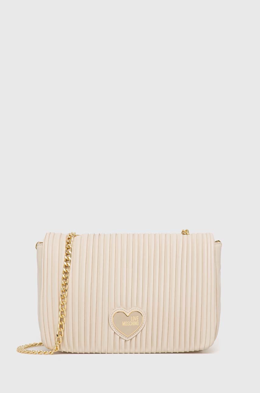 

Сумочка Love Moschino колір бежевий