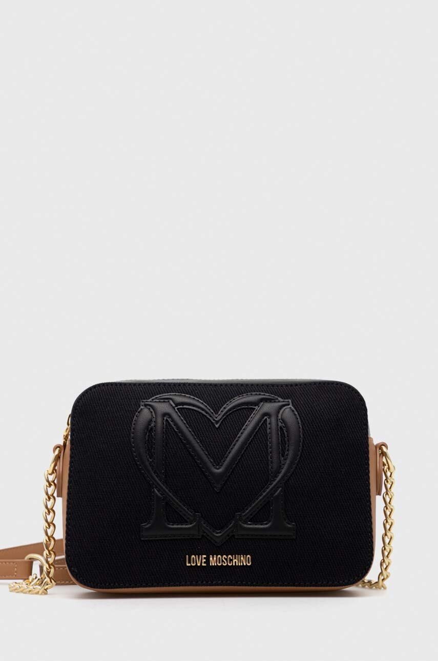 

Чанта Love Moschino в черно, Черен