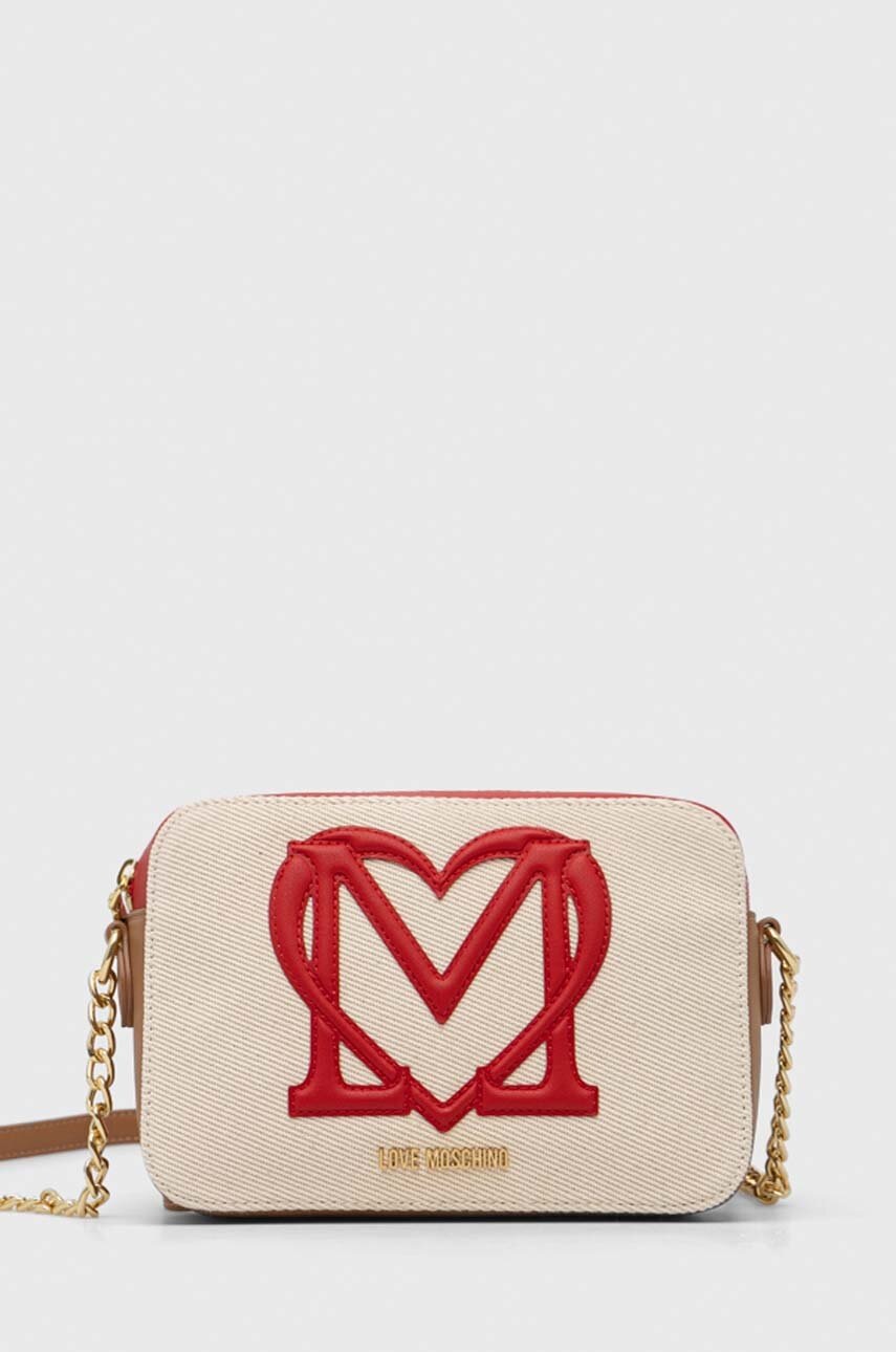 

Чанта Love Moschino в бежово, Бежов
