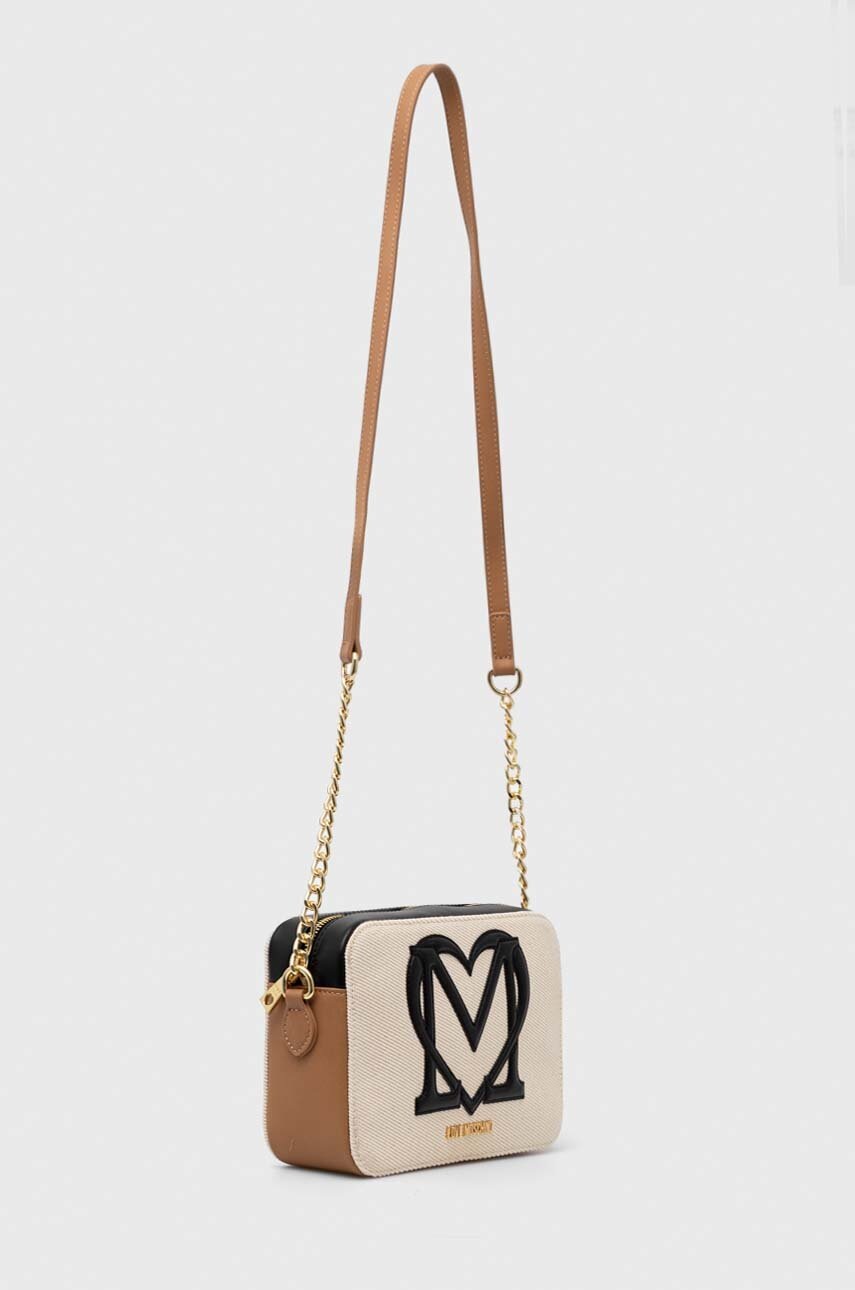 

Сумочка Love Moschino колір бежевий